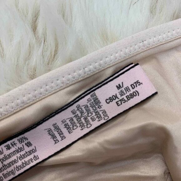 Victoria's Secret Bralette Womens Medium Light Pink Sequin Bow Star Front Clasp - Picture 5 of 5